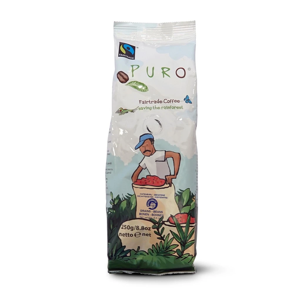 Puro Decaf Coffee Beans 250g